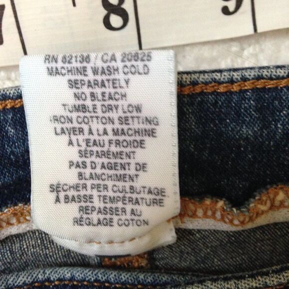 Y2k Guess Jeans Millenium Stretch Denim 3-V-01 Red Label Size 32 - Picture 6 of 11